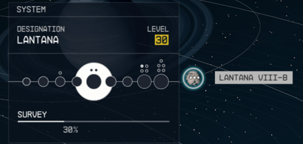 Starfield - Lantana VIII-b Planet Location