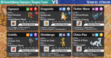 Pokemon SV - Hearthflame Ogerpon Singles Rental Team