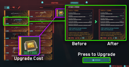 Cyberpunk 2077 Phantom Liberty - Upgrading Iconic Weapons
