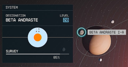 Starfield - Beta Andraste I-a Planet Location