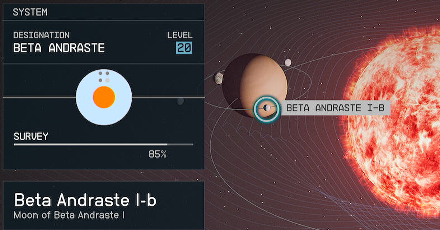 Starfield - Beta Andraste I-b Planet Location