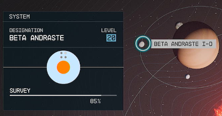 Starfield - Beta Andraste I-d Planet Location