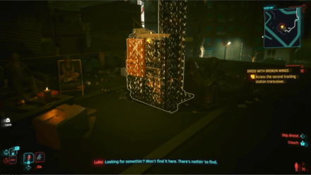 Cyberpunk 2077 -  Access the Second Transceiverl