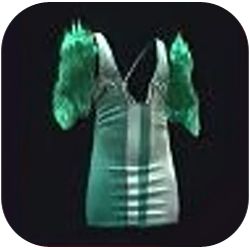 Nylon-Cotton Dress with Padding