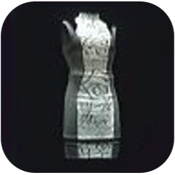 Streetwear Dress with Welded Hems