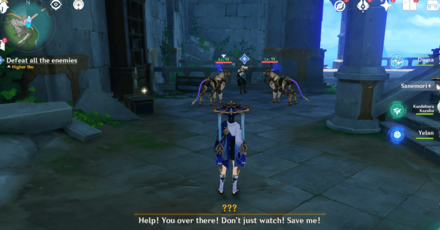 Genshin - Fontaine Research Institute Chronicles - Defeat All the Enemies to Begin Quest