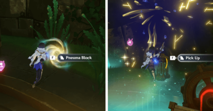 Genshin Impact - Road to the Singularity Quest Guide - Use Pneuma for the Ousia Statue