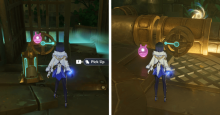 Genshin Impact - Road to the Singularity Quest Guide - Use the Energy Cell to Unlock the Cage