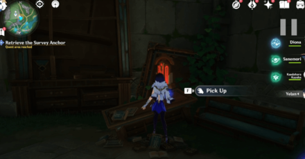 Genshin - Retrieve Anchor at Institute Dormitories  - Pick Up the Device Inside