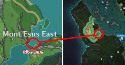 Genshin - How to Get to Thorny Cyst Location