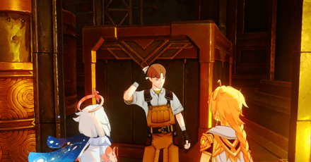 Genshin Impact Game of the Rich Walkthrough - Talk to Darcy