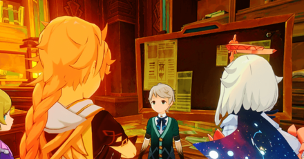 Genshin Impact Game of the Rich Walkthrough - Talk to Cater.