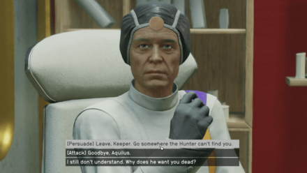 Starfield - Persuade or Kill Keeper Aquilus