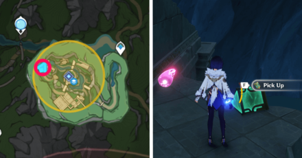 Genshin Impact - Treacherous Light of the Depths - Take the Component From the Upper Floor