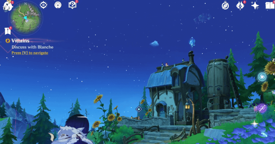 Genshin Impact - Villains - Blance Near Cabin