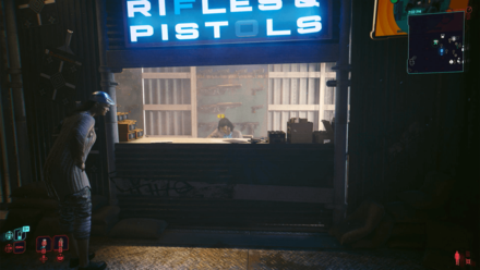 Cyberpunk 2077 - Longshore Stacks Weapon Shop