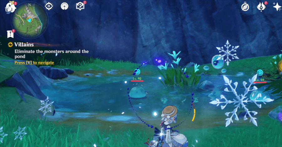 Genshin Impact - Villains - Clear The Pond of Monsters