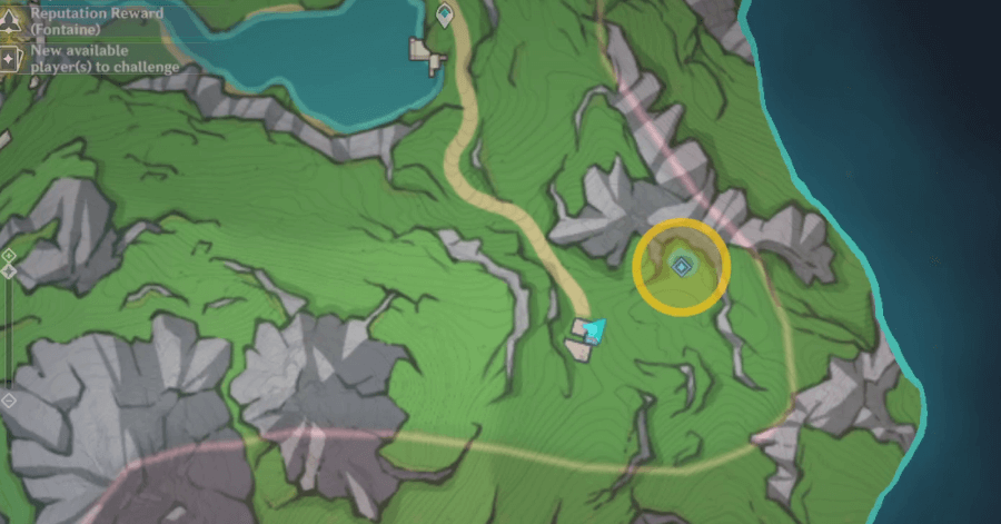 Genshin Impact - Villain - Pond Location