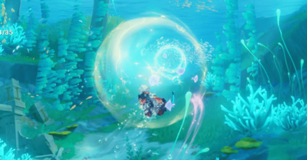 Genshin Impact - Radiant Harvest Turbulent Bubbles
