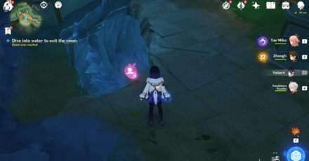 Genshin Impact - Treacherous Light of the Depths - Dive Into the Water