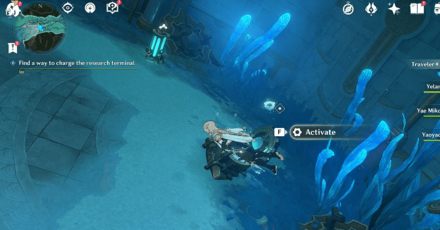Genshin - How to Charge the Research Terminal