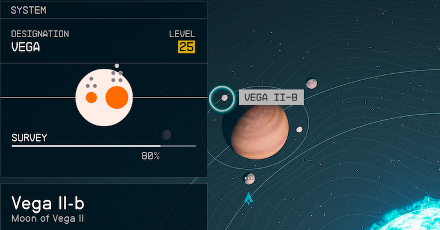 Starfield - Vega II-b Planet Location