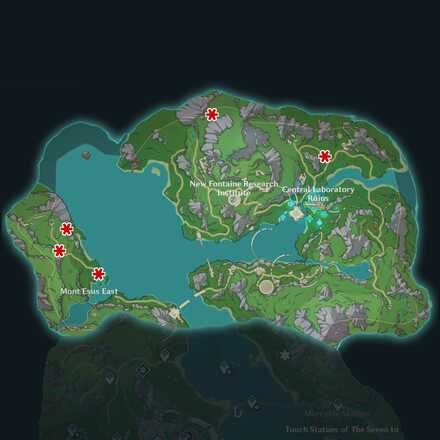 Genshin Impact - Frost Operative 4.1 Map Location