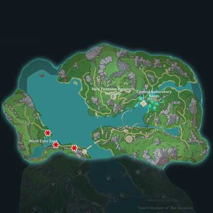 Genshin Impact - Wind Operative 4.1 Map Location