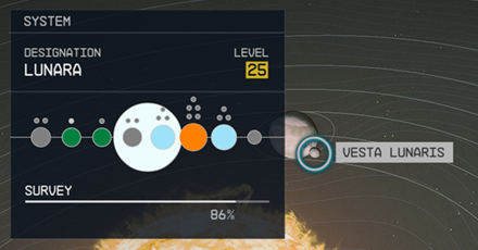 Starfield - Vesta Lunaris Planet Location