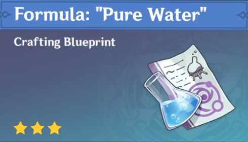Genshin Impact - Formula - Pure Water