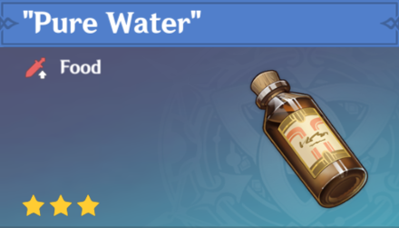 Genshin Impact - How to Get "Pure Water" and Effects