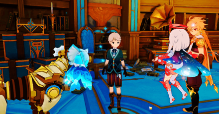 Genshin Impact Initial Facts Quest Walkthrough - Organize clues at the Narzissenkreuz Ordo