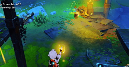 Genshin - Both Brains and Brawn - Demonstrate throwing techniques to the pair