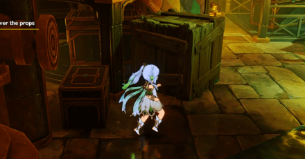 Genshin - Both Brains and Brawn - Break the wooden boxes and recover the props