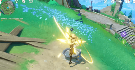 Genshin - How to Look for Clues in the Nearby Camp