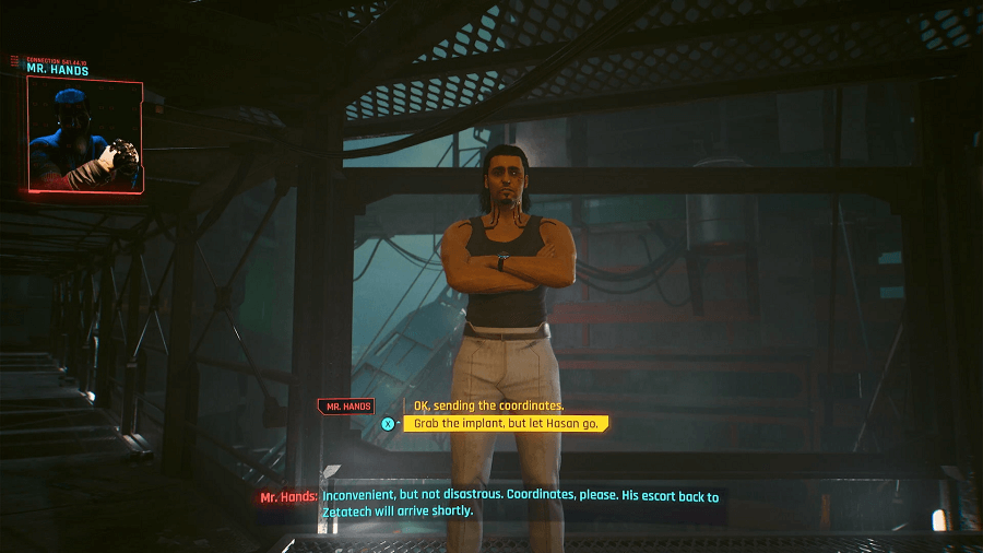 Cyber Punk Phantom Liberty - Mr. Hands Gig Choices