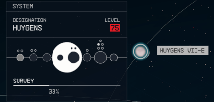 Starfield - Huygens VII-e Planet Location