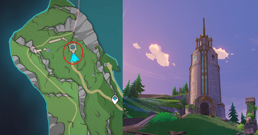 Genshin - In Search of Lost Time West Tower