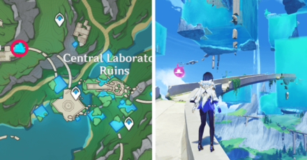 Genshin Impact - Fontaine Research Institute - Climb Up the Central Ruins
