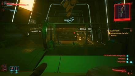 Cyberpunk 2077 -  Proceed through Tycho Terminal