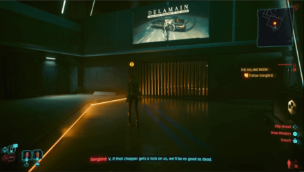 Cyberpunk 2077 -  Follow Songbird in Departures
