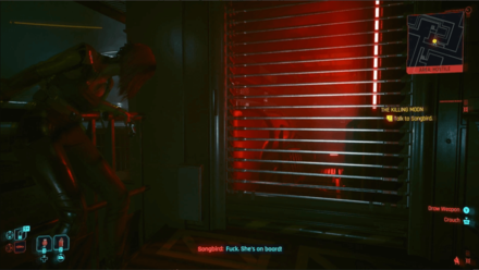 Cyberpunk 2077 -  Follow Songbird to the vents