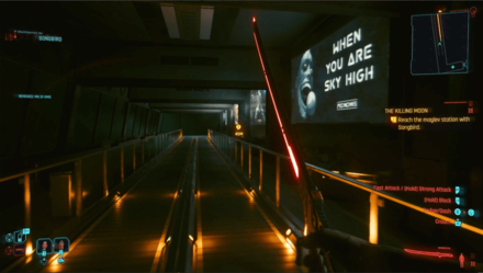Cyberpunk 2077 -  Reach the Maglev Station