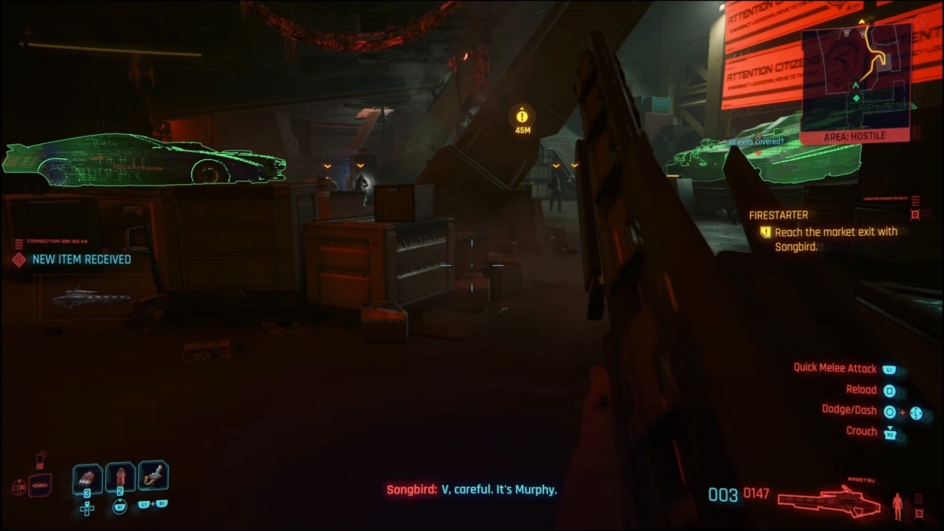 Cyberpunk - Murphy fight