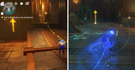 Genshin Impact - To The Stars Shining in the Depths - Meet Wriothesley at the Dormitories