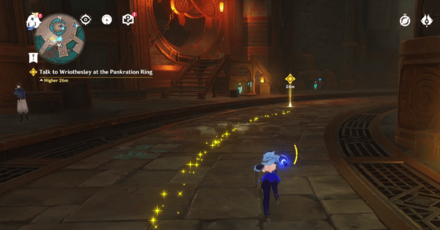 Genshin Impact - To The Stars Shining in the Depths - Meet Wriothesley at the Pankration Ring