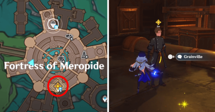 Genshin Impact - To The Stars Shining in the Depths - Speak with Grainville