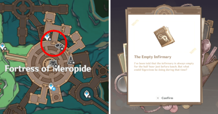 Genshin Impact - To The Stars Shining in the Depths - Talk to Rowan at the Infirmary