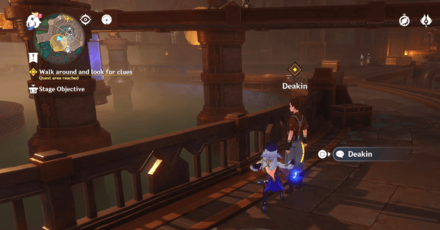 Genshin Impact - To The Stars Shining in the Depths - Talk to Deakin