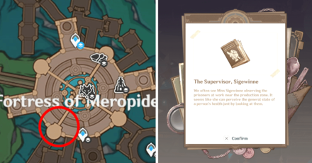 Genshin Impact - To The Stars Shining in the Depths - Talk to Sigewinne at the Lower Production Zone